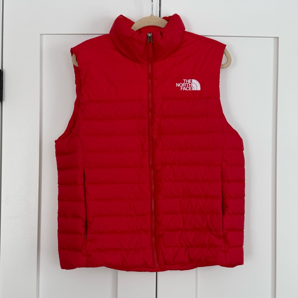 The North Face puffy vest.